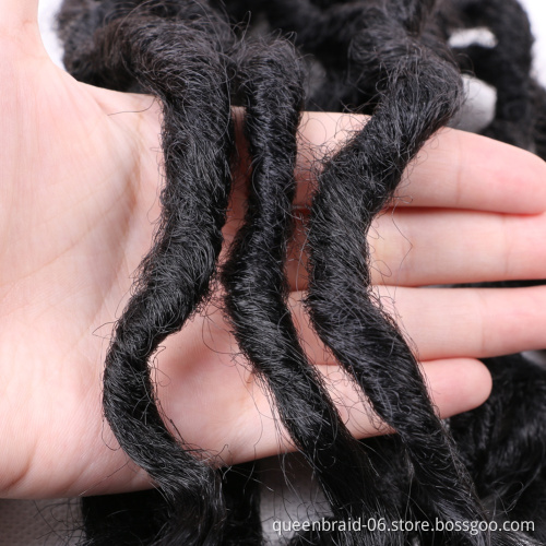 Gypsy Goddess Faux locs Crochet Hair 16''24Inch Ombre Curly Wavy Braiding Hair Extensions For Black Women Synthetic Braids